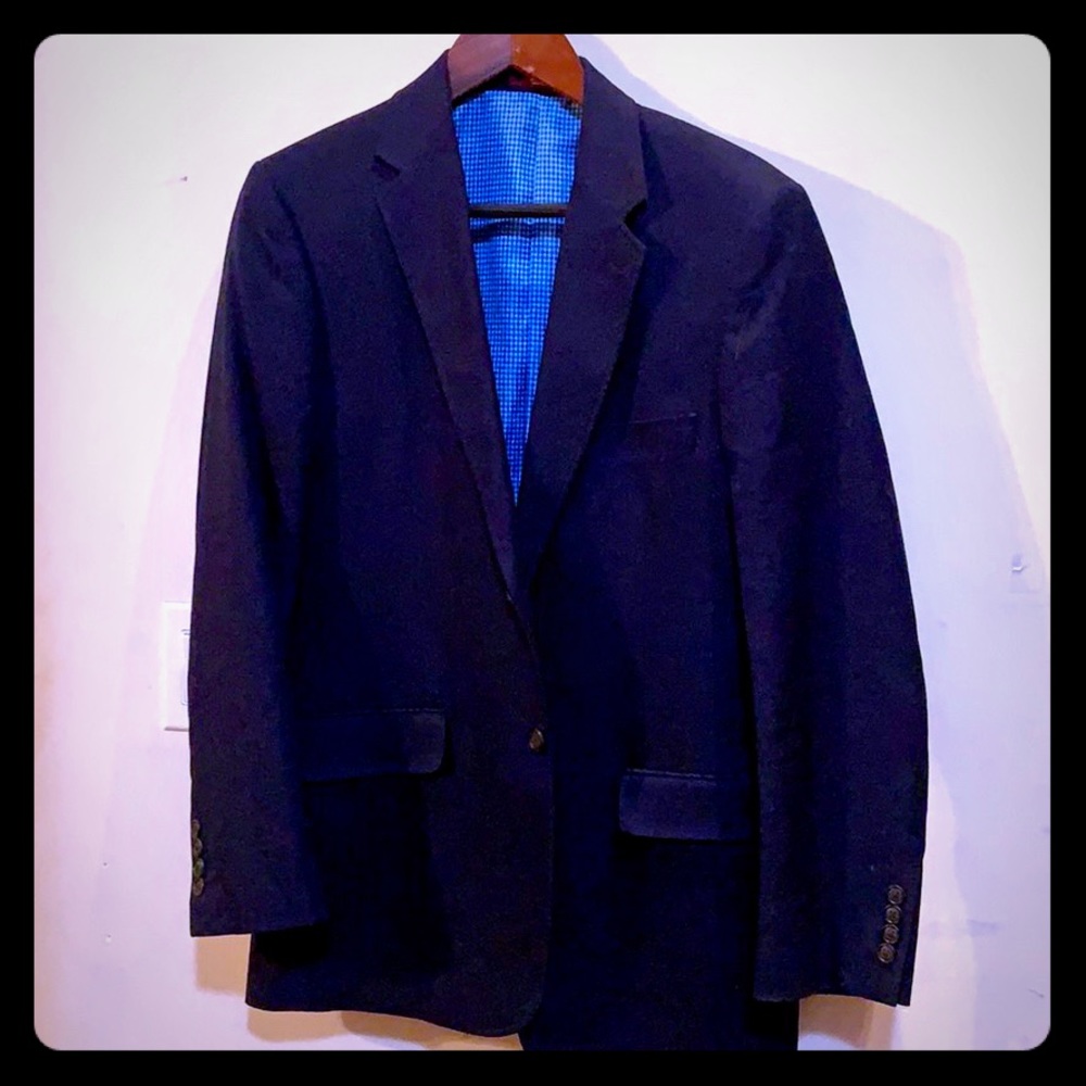 Adolfo Men’s Navy Blue Sport Coat
